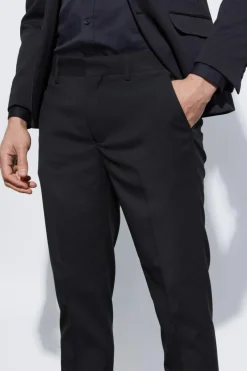 Skinny Cropped Suit Trousers