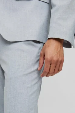 Skinny Grey Suit Trousers