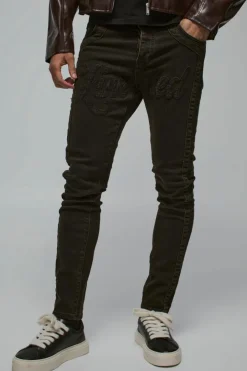 Skinny Stretch Limited Applique Jeans