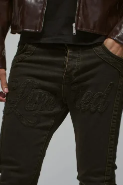 Skinny Stretch Limited Applique Jeans