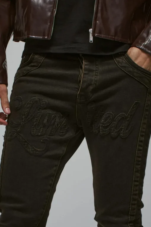 Skinny Stretch Limited Applique Jeans