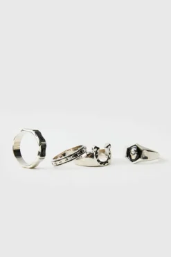 Skull Ring 4 Pack