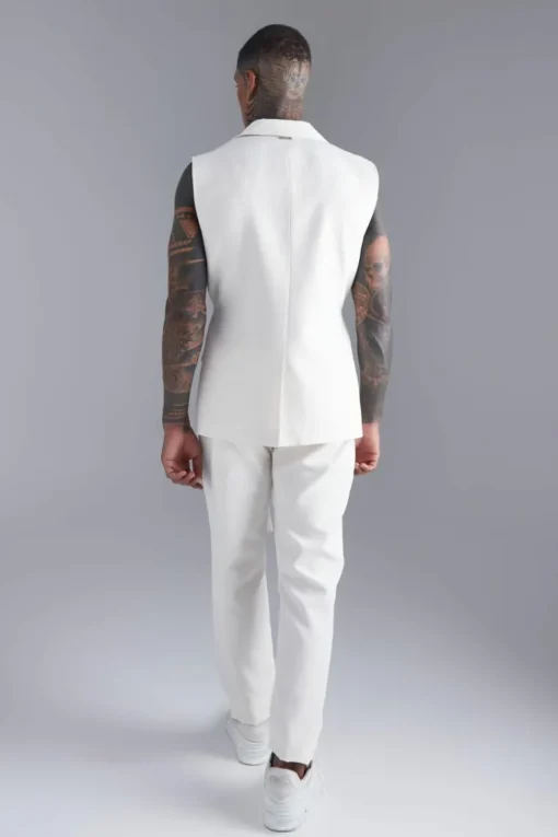 Sleeveless Skinny Fit Suit