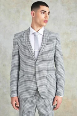 Slim Check Suit
