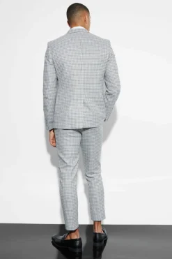 Slim Check Suit