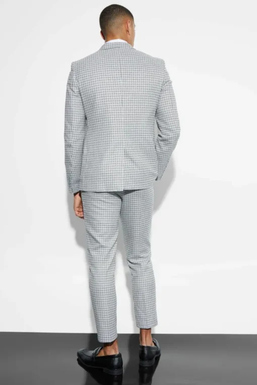 Slim Check Suit