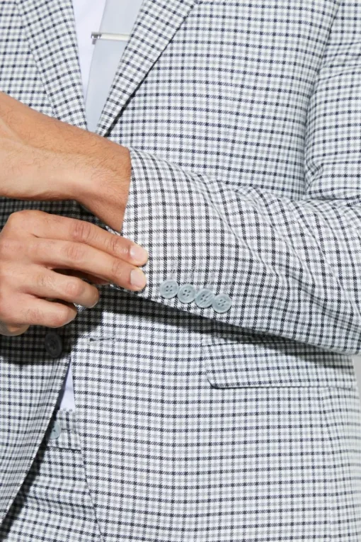 Slim Check Suit