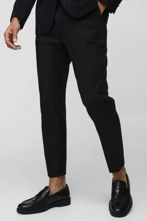 Slim Fit Flock Velour Blazer & Trouser