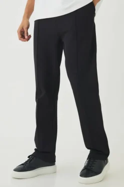 Slim Fit Jersey Twill Pintuck Jogger