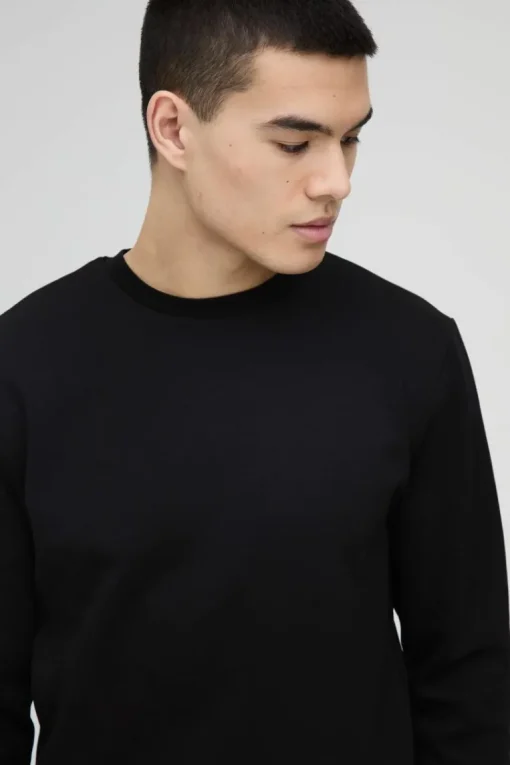 Slim Fit Peached Sweat