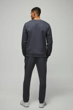 Slim Fit Peached Tapered Pintuck Jogger