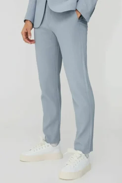 Slim Fit Pleated Suit