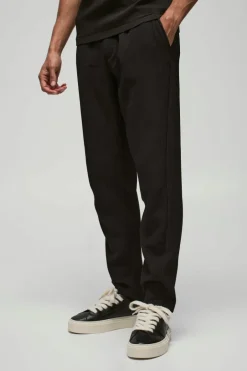 Slim Fit Pleated Trousers
