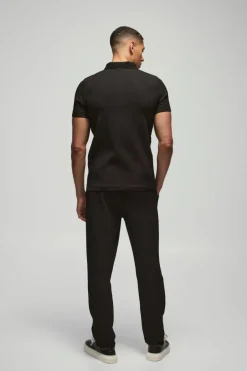 Slim Fit Pleated Trousers