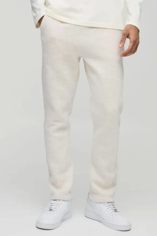 Slim Fit Rib Detail Joggers