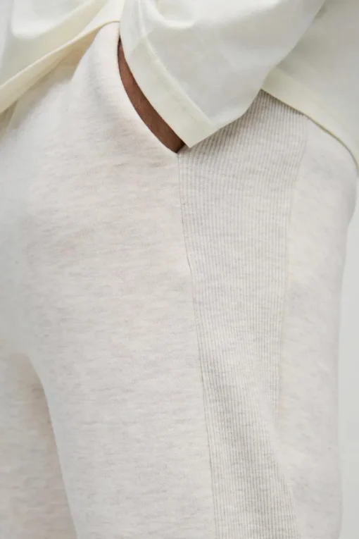 Slim Fit Rib Detail Joggers