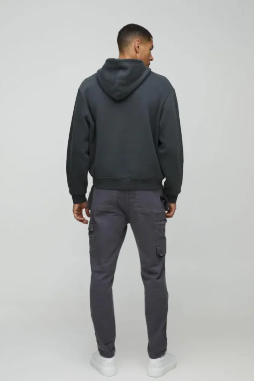 Slim Fit Strap Detail Cargo Trouser