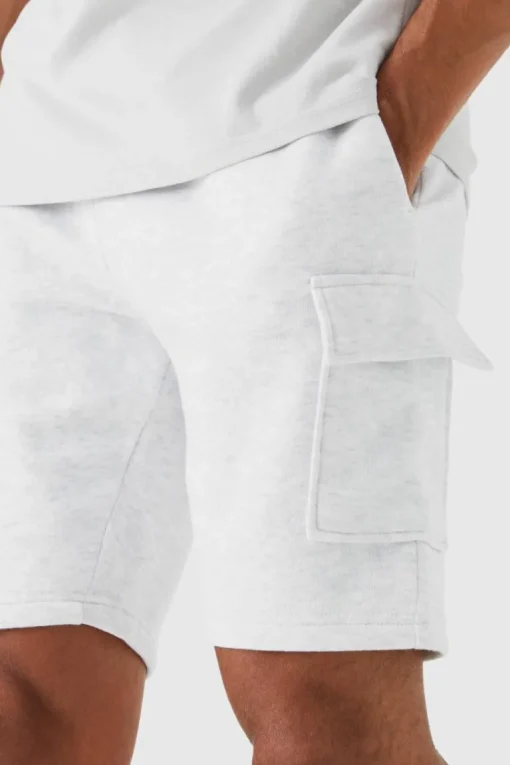 Slim Mid Cargo Jersey Short