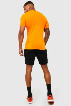 Slim Mid Cargo Jersey Short