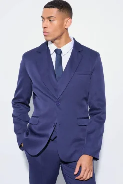 Slim Single Breasted Three Piece Suit
