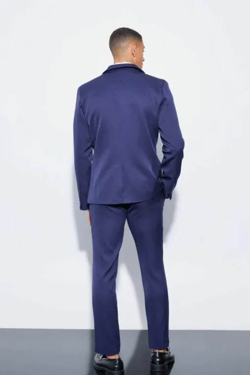 Slim Single Breasted Three Piece Suit