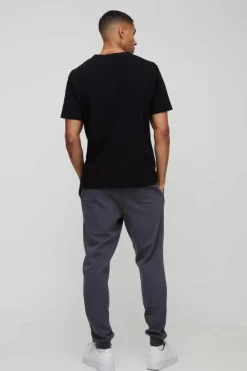 Slim Tapered Heavyweight Interlock Jogger