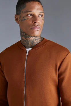 Smart Knitted Bomber Jacket