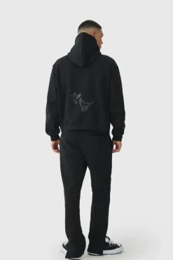 Smart Split Hem Embroidered Super Heavyweight Loopback Joggers