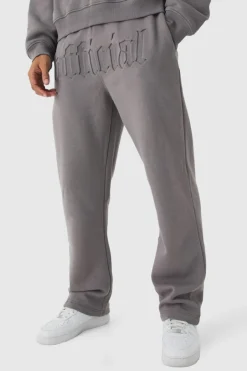 Straight Fit Official Embossed Jogger