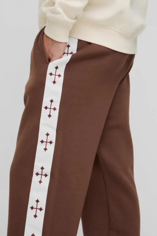 Straight Leg Cross Side Tape Jogger