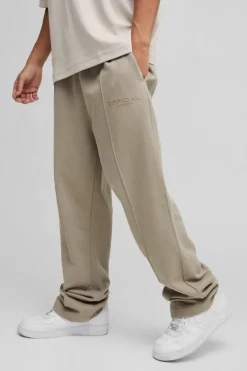 Straight Leg Heavyweight Pintuck Jogger