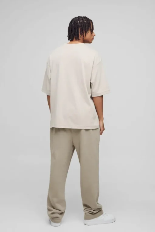 Straight Leg Heavyweight Pintuck Jogger