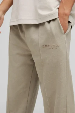 Straight Leg Heavyweight Pintuck Jogger