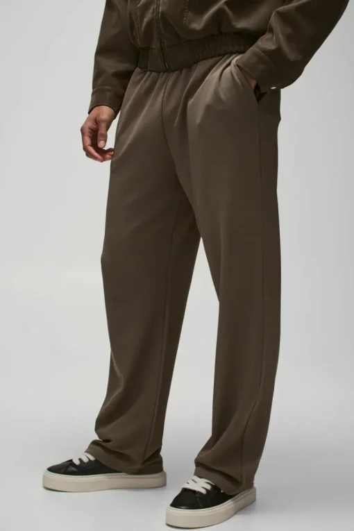 Straight Leg Jersey Twill Jogger