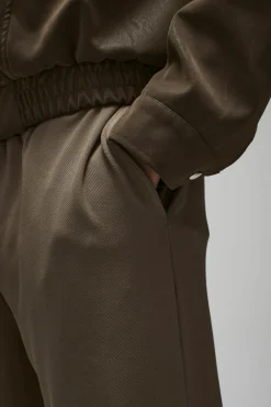 Straight Leg Jersey Twill Jogger