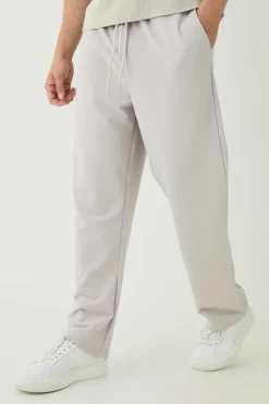 Straight Leg Jersey Twill Jogger