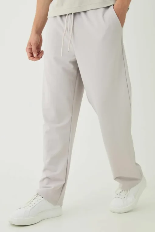 Straight Leg Jersey Twill Jogger
