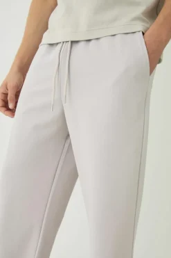 Straight Leg Jersey Twill Jogger