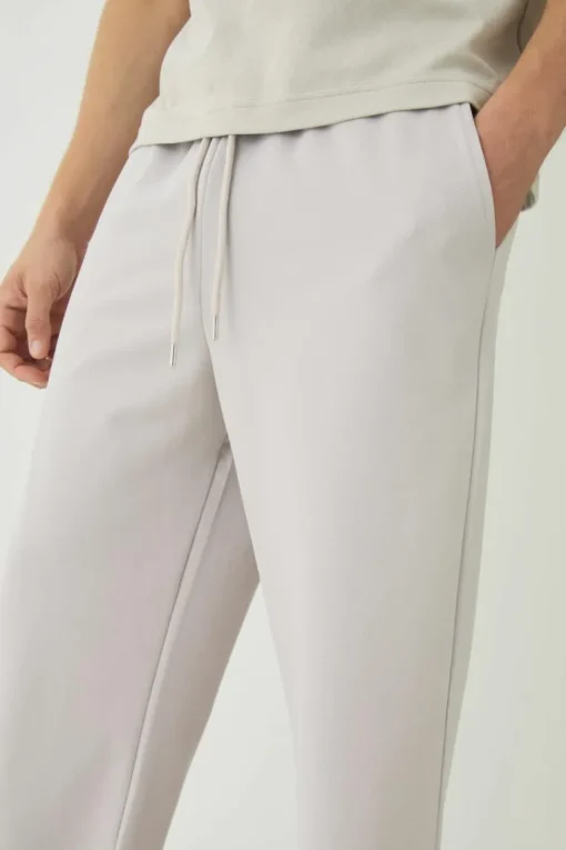 Straight Leg Jersey Twill Jogger