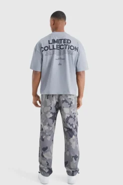 Straight Leg Pixel Camo Cargo Pocket Trouser