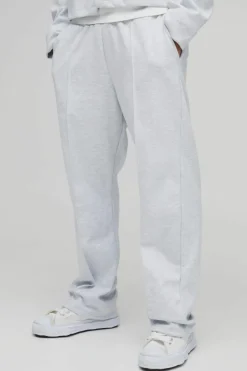 Straight Leg Scuba Pintuck Front Trouser