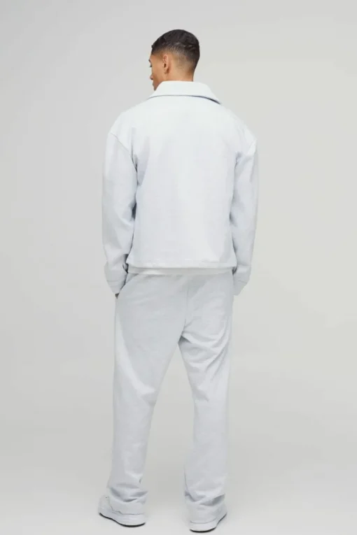 Straight Leg Scuba Pintuck Front Trouser