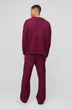 Super Fluffy Knit Tracksuit
