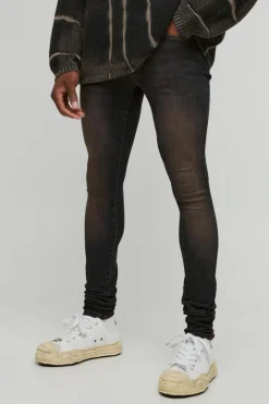 Super Skinny Stacked Vintage Wash Jeans