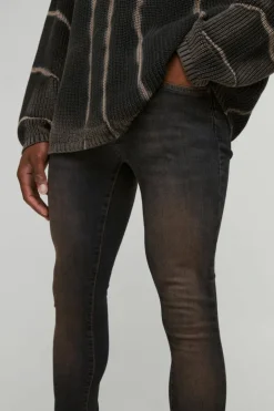Super Skinny Stacked Vintage Wash Jeans