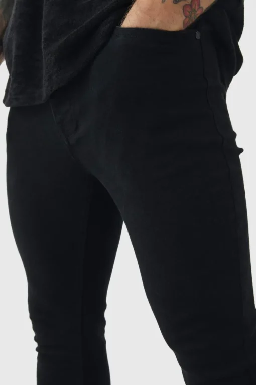Super Skinny Stretch Jean In True Black