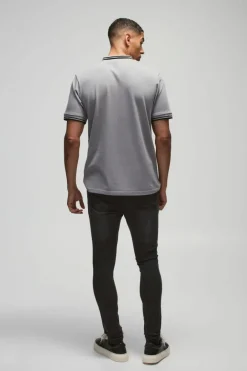 Super Skinny Stretch Jean In Charcoal