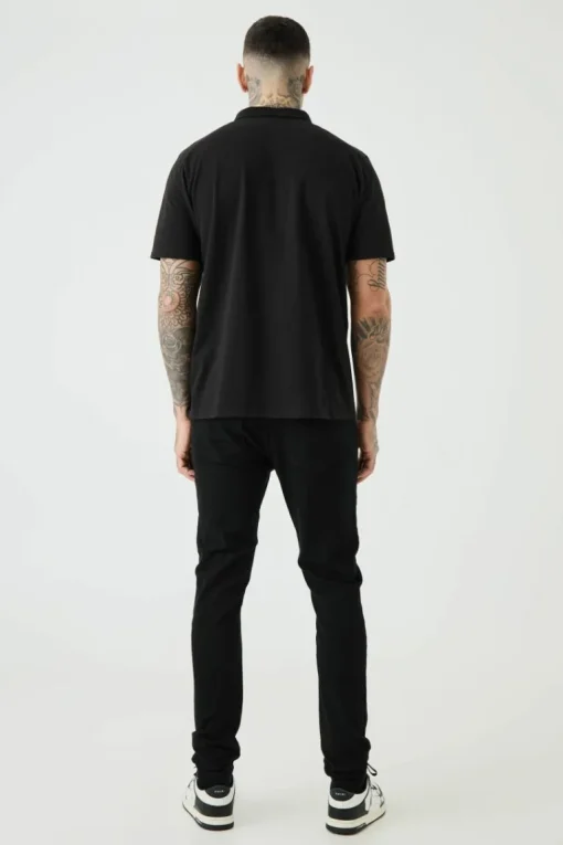 Tall 1/4 Zip Pique Polo