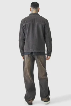 Tall Baggy Rigid Washed Jeans