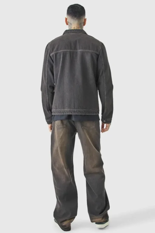 Tall Baggy Rigid Washed Jeans